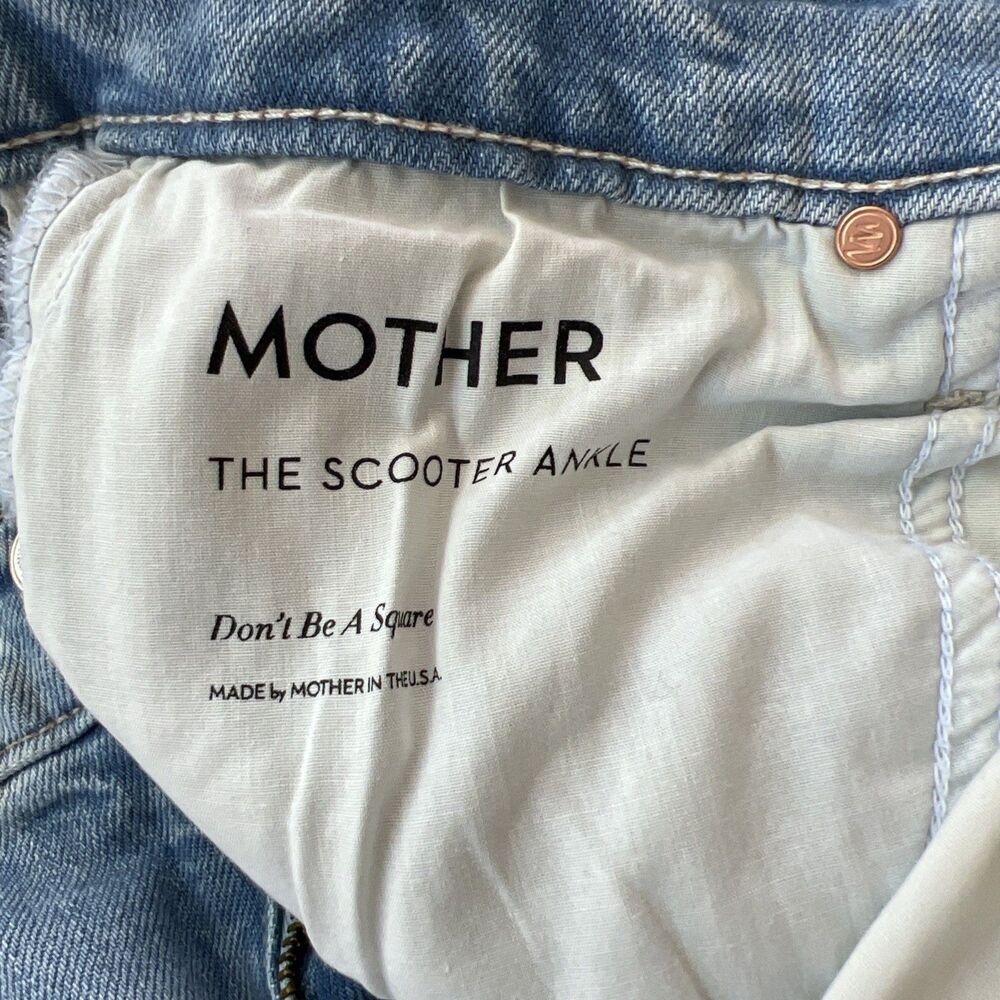 Mother Superior The Scooter Ankle Size 24 Bootcut Jeans in Don't be a Square - Picture 6 of 11
